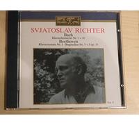 1-CD BACH: PIANO CONCERTO NR. 1 & 10 / BEETHOVEN: PIANO SONATA NR. 3 , BAGATELLEN 3 & 5 - SVJATOSLAV RICHTER