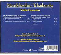 1-CD TCHAIKOVSKY / MENDELSSOHN - VIOLIN CONCERTOS - VLADIMIR SPIVAKOV