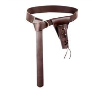 1 ceinture de chevalier avec 1 fourreau d'épée de chevalier - Ceinture de pirate - Ceinture médiévale - Ceinture de cosplay - Accessoire de ceinture en cuir
