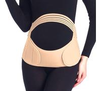 1 ceinture de grossesse marron, ceinture de soutien de grossesse réglable, ceinture abdominale pour la taille et le ventre, empêche les douleurs dans le bas du dos et les vergetures.