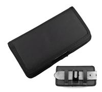 1 Ceinture Sacoche pour Téléphone Portable avec Crochet, en Tissu Oxford, en Nylon, pour Homme, Cadeau pour Homme, Convient pour le Camping Sportif (Noir)