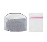 1 ceinture thermique et 1 sac de lavage, ceinture respirante, ceinture de soutien de la taille, produits de protection contre le froid d'hiver, Velours blanc., Taille unique, Moderne