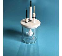 1 cellule électrolytique à 3 prises - Électrolyseur de laboratoire for réactions redox, électrode de 6 mm compatible for la recherche et l'enseignement(20ml-d30*h36)