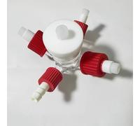1 cellule électrolytique micro-scellée de 10 ml - Réservoir à cinq cols et trois électrodes for expériences électrochimiques