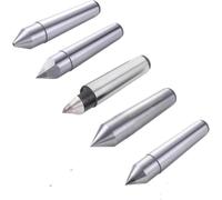1 centre fixe de haute précision for tours MT1, MT2 et MT3 - Outil de rectification intégré en alliage HSS(MT3 Half Alloy Center)