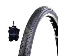 1 chambre + 1 pneu noir pour vélo vélo City Bike routière 26 x 1.40 (37 - 559)