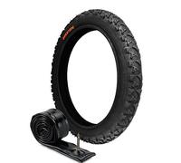 1 chambre à air + 1 pneu noir pour Vélo Tout Terrain 12 1/2 x 1,75 2 1/4 (47-203)