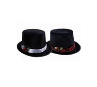 1 Chapeau de Noël noir Bonhomme de neige REF/22372 Modèle aléatoire - ptit clown