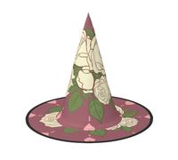 1 chapeau de sorcière rose d'amour pour Halloween, chapeau de fête, convient pour les accessoires de jeu de scène