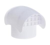 1 chapeau de ventilation facile à installer pour tuyau en PVC de 3 pouces, protège le ventilateur du radon des dommages causés par les intempéries, chapeau en PVC permanent