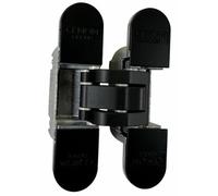 1 Charnière Invisible ESTETIC 80/A HP CEMOM MOATTI 111.5 mm Réversible, 3 Couleurs au Choix. - Noir