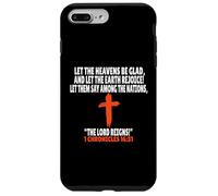 1 Chroniques 16:31 Écriture des versets de la Bible Coque pour iPhone 7 Plus/8 Plus