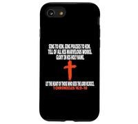 1 Chroniques 16:9-10 Écriture des versets de la Bible Coque pour iPhone SE (2020) / 7/8