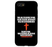 1 Chroniques 29:11 Écriture des versets de la Bible Coque pour iPhone SE (2020) / 7/8