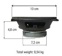 1 Ciare CZ131 Cz 131 Diffuseur Coaxial 2 Voies De 130 MM 100 Max Watts 4 Ohm Car