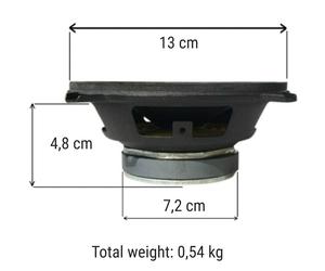 1 Ciare CZ131 Cz 131 Diffuseur Coaxial 2 Voies De 130 MM 100 Max Watts 4 Ohm Car