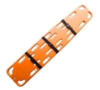 1 civière légère et portable avec planche dorsale - Planche dorsale EMT for le transport d'urgence/de patients, for les aventures aquatiques/en plein air(Orange)