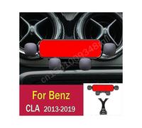 (1,CLA 2013-2019 red)Gravity Car Phone Holder Mobile Cell Phone Support Mount For Mercedes Benz W117 C117 C118 Cla 2013-2023 Accessories