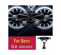 (1,CLA 2020-2023 black)Gravity Car Phone Holder Mobile Cell Phone Support Mount For Mercedes Benz W117 C117 C118 Cla 2013-2023 Accessories