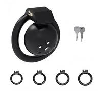 1 clé, 4 Accessoires de Taille Interchangeable, Porter sans Tomber, Accessoires de Yoga, Cage Noire de Petite Taille, Cadeau de Couple