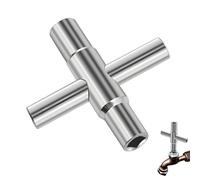 1 Clé à Douille Carrée, Cle Carre, Dimensions Intérieures 6,5 mm/7 mm/8 mm/9 mm, Clé Triangle Poubelle, Clé à Douille Carrée Intérieure, un Outil Pour La Décoration et l'Entretien Des Artisans