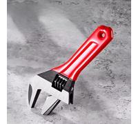 1 clé à molette réglable pour réparations de plomberie à domicile, accessoires de salle de bain, pommeaux de douche, toilettes et applications de petit espace (15,2 cm)