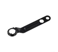 1 clé à quatre mâchoires pour enlever les plaques de meuleuse d'angle, construction en acier à couple élevé, conçue pour un entretien efficace et gain de temps (B)