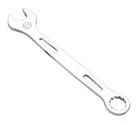 1 clé mixte, 4-32 mm, 12 points xtrémité ouverte, outil ultra fin en acier au chrome vanadium à double tête pour réparations mécaniques (14 mm)