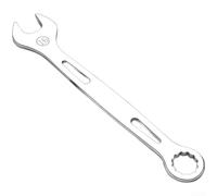 1 clé mixte, 4-32 mm, 12 points xtrémité ouverte, outil ultra fin en acier au chrome vanadium à double tête pour réparations mécaniques (16 mm)