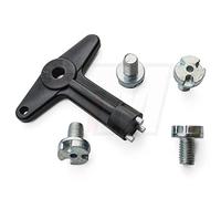 1 clé pour enjoliveurs avec 4 vis de sécurité (18 mm) 7700422600