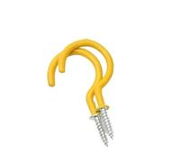 1 clou for tente de camping, vis de fixation for auvent, crochet à pointe, boucle de corde, accessoires(Yellow)