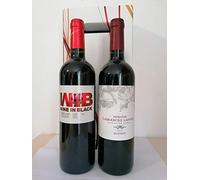 1 coffret décor + 1 x 75cl côtes de Blayes 2020 rouge + 1 x 75 cl Madiran rouge BIO 2020.