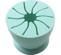 1 collecteur de déchets de désherbage vert en silicone souple à ventouse pour travaux manuels en vinyle pour désherbage boîte artisanat adhésif vinyle fournitures de maison