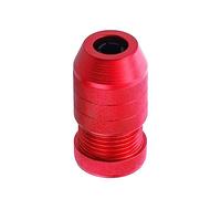 1 collier d'arrêt de foret en aluminium pour outils à main de travail du bois, collier d'arrêt rouge