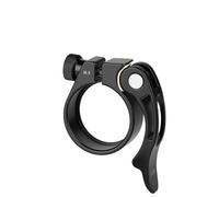 1 collier de serrage de selle de vélo avec blocage rapide pour selle de vélo en alliage d'aluminium pour 28,6/31,8/34,9 mm (34,9 mm)