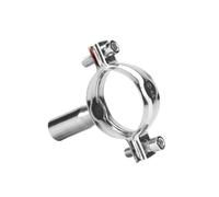 1 collier de serrage for tuyau en acier inoxydable 304, support de suspension à double vis, support de plomberie(60-63mm)