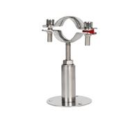 1 collier de serrage réglable robuste en acier inoxydable SS304 - Support de tuyau de 50 à 100 mm for tuyaux PPR/PVC de 19 à 102 mm de diamètre extérieur avec écrou/kit d'installation(45-48x50-100mm)