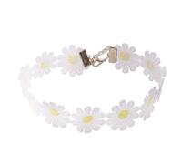 1 collier ras du cou pour femme avec pendentif marguerite creuse, bijou de Saint-Valentin, design professionnel