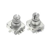 1 commutateur de codeur rotatif EC11 avec bouton-poussoir, 10 mm, 30 positions, rotation infinie à 360 degrés, SMD, 5 broches, arbre prune(1PCS)