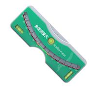 1. Compteur de scoliose ergonomique de 0 à 30 ° avec double niveau d'alignement et de contrôle de stabilité pour l'analyse de la colonne vertébrale. Outil de scoliose à bulles