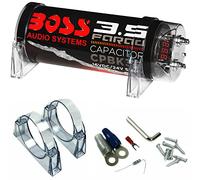 1 CONDENSATEUR Compatible avec Boss Audio Systems CPBK3.5 Noir 3,5 Farad pour systèmes jusqu'à 3500 rms 1 2 3 4 5 10 condensateur, 1 pièce