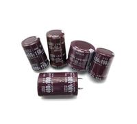 1 condensateur électrolytique en aluminium 450 V 82 UF noir, taille 22 x 25, 22 x 30, 25 x 25 mm (450 V, 82 UF, 22 x 25)