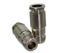 1 connecteur coaxial RF N mâle vers femelle for RG8 LMR400 / RG5 RG6 RG8X LMR240 RG58 RG142 LMR195(N Female For RG8)