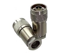 1 connecteur coaxial RF N mâle vers femelle for RG8 LMR400 / RG5 RG6 RG8X LMR240 RG58 RG142 LMR195(N Male For RG8)