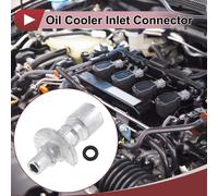 1 Connecteur D'Entrée De Refroidisseur D'Huile Pour Land Rover Range Rover 2010-2022 Lr4 2010-2016 Pompe à Eau Du Moteur Tube De Conduite N°Lr011997 Métal Ton Argent
