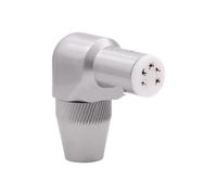 1 connecteur DIN Femelle 5 Broches en Laiton plaqué Or/Rhodium for VIB-ORG for Bras de Lecture de Platine Vinyle LP105(L Rhodium Plated)