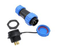 1 connecteur étanche SP2110 SP2112 avec écrou arrière SP21, connecteurs et prise à 2, 3, 4, 5, 7, 9 et 12 broches(5P)