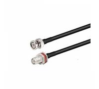 1 connecteur jack mâle TNC vers fiches mâles BNC, câble d'extension coaxial RG58, 50 ohms(BNC M to RP TNC WF,3M(9.84ft))