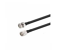 1 connecteur jack mâle TNC vers fiches mâles BNC, câble d'extension coaxial RG58, 50 ohms(BNC M to RP TNC M,20CM(7.87inch))