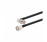 1 connecteur jack mâle TNC vers fiches mâles BNC, câble d'extension coaxial RG58, 50 ohms(BNC M90 to TNC M,3M(9.84ft))